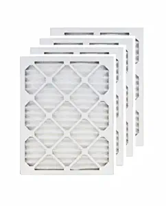 10x10x1 (9.5x9.5) MERV 8 Air Filter/Furnace Filters (4 pack)