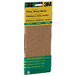 3M 9016 General Purpose Sandpaper Sheets, 3-2/3-Inch by 9-Inch, Medium Grit