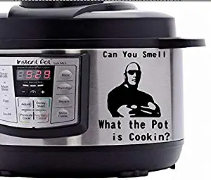 BYRON HOYLE Insta-Pot Decals, The Rock, Can You Smell What The Pot is Cookin?, Decal, Crock Pot Decal, Pressure Cooker Decals, Vinyl Decal for Insta Pot