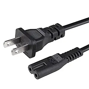 Omnihil AC Power Cord Compatible with Gourmia GMF600 Portable 6 Can Mini Fridge Cooler