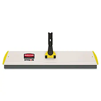Rubbermaid Commercial Microfiber Quick Connect Frame, Squeegee, 24 Inch Width x 4 1/2 Depth, Aluminum, Yellow (Q570)