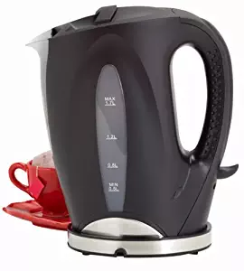 West Bend 53783 1-3/4-Quart Cordless Water Kettle, Black (Discontinued by Manufacturer)