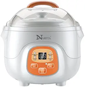 Narita Travel Mini Slow Cooker Digital Electric Stew Pot 0.7L By HNDtek