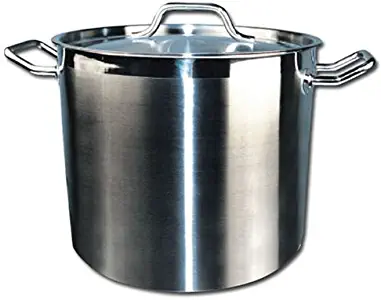 Winware Stainless Steel 60 Quart Stock Pot with Cover