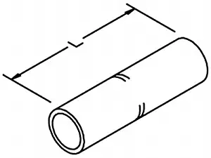 3M Scotchlok 10000 Copper Barrel Connector - 1.75 in Length - 0.34 in Outside Diameter - Rate for 35 kV - 10002 [PRICE is per EACH]