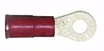 3M Scotchlok Vinyl Insulated Ring Tongue Terminal #6 Inside Diameter 22-18 Gauge (Red)