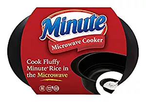 Minute Rice Cooker - Microwave Perfect Rice in 3 Minutes - BPA Free and Dishwasher Safe