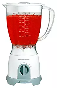 Proctor Silex Blender Space Saving 48 Oz. 8 Speed White , Gray And Clear 375 W