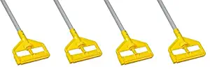 Rubbermaid Commercial Invader Side Gate Wet Mop Handle, 54-Inch, FGH145000000 (4 PACK)