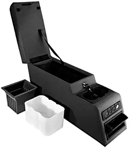 Rugged Ridge 13102.15 Ultimate Black Denim Locking Center Console