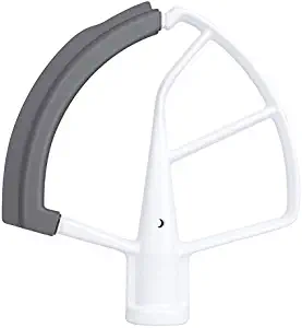 6 Quart Flex Edge Beater for KitchenAid Bowl-Lift Stand Mixers Beater Blade with Silicone Edge