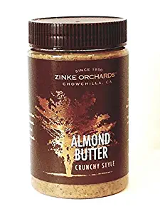 Zinke Orchards Crunchy Almond Butter (3 Pack) 16oz Jars