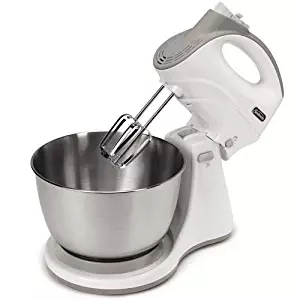 Sunbeam FPSBHS0301 Mixmaster Dual Function Hand and Stand Mixer, 250 W, 5 Speed White
