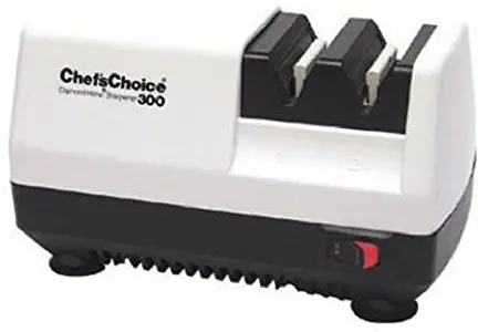 Chef's Choice 0130000 Chef'schoice 300 Diamond Hone Knife Sharpener, 2-Stage, White