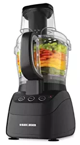 Black & Decker FP2500B PowerPro Wide-Mouth 10-Cup Food Processor, Black