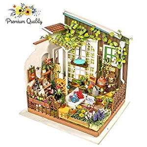 Hands Craft DIY, Build-It-Yourself Miniature House & Furniture Kit (Miller's Garden House)