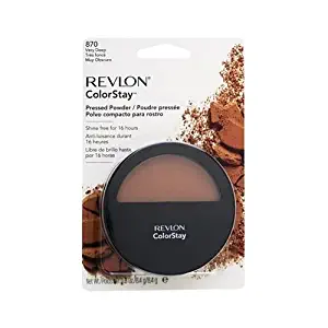 Revlon ColorStay Pressed Powder with SoftFlex, Very Deep 870, 0.3-Ounce Package