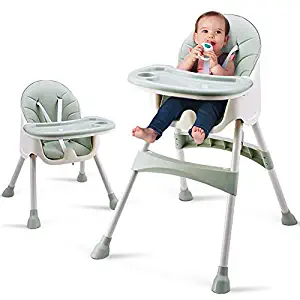 Baby High Chair, Adjustable Feeding Dining Booster Table Seat Highchair with Non-Slip Feet for Baby & Toddler