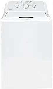 Hotpoint HTW240ASKWS 27" Top Load Washer with 3.8 Cubic. ft. Capacity, 10 Wash Cycles, Load Size, Deep Rinse, 700 RPM, in White