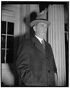 HistoricalFindings Photo: Naval Operations Chief,Rear Admiral William Leahy,White House,Washington DC,1938