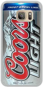 Coors Light Beer Can White Shell Phone Case Fit For Samsung Galaxy S7,Newest Cover