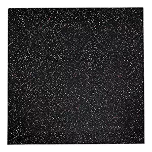 RevTime Anti-Vibration Mats, 25" x 25", 1/2" Thick, Anti-Walk, Anti-Move, for Washer, Dryer, Audio Equipment, Strength Training Equipment Mat (Pack of 2)