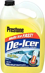 Prestone AS250-6PK De-Icer Windshield Washer Fluid - 1 Gallon, (Pack of 6)