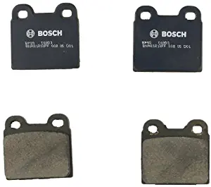 Bosch BP30 QuietCast Premium Semi-Metallic Disc Brake Pad Set For Select Alfa Romeo; BMW Bavaria, CS, CS, CSi, CSL, S, Si, 528i, 530i; NSU; Opel; Porsche; Saab; Simca; Volkswagen + More; Front & Rear