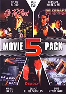 Movie 5 Pack Collection (Part 19) ( Out for Blood / No Escape No Return / Hard As Nails / Deadly Little Secrets / Same River Twice ) [ NON-USA FORMAT, PAL, Reg.2 Import - Netherlands ]