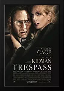 Trespass 28x36 Large Black Wood Framed Movie Poster Art Print