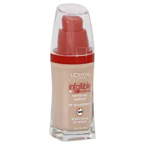 L'Oreal Paris Infallible Advanced Never Fail Makeup, Natural Ivory, 1.0 Ounces