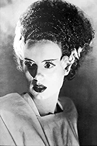 Buyartforless Bride of Frankenstein 1935 Elsa Lanchester 36x24 Black and White Movie Art Print Poster Photograph Famous Classic Hollywood Film