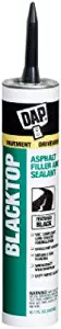 DAP 27065 12 Pack 10.1 oz. Blacktop Asphalt VOC-Compliant Filler and Sealant, Textured Black