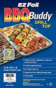 Hefty Ez Foil BBQ Buddy Grill Top, 7 Count