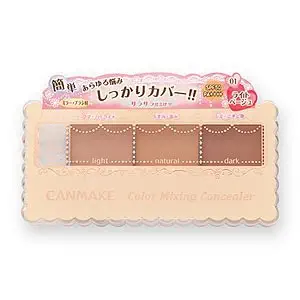 CANMAKE Color Mixing Concealer, 01 Light Beige