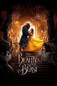 PremiumPrints - Disney Beauty and The Beast Movie Poster Glossy Finish Made in USA - MOV826 (24