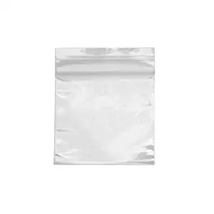 GOOACC GRC-54 ZDI-0202 100 Count Resealable Zipper Poly Bags, 2 by 2-Inch, 50mm, Clear