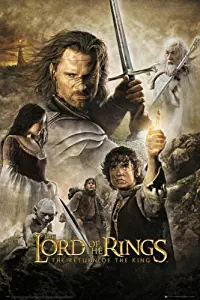 The Lord Of The Rings - The Return Of The King - Movie Poster (Regular) (Size: 24" x 36") (Poster & Poster Strip Set) (By POSTER STOP ONLINE)