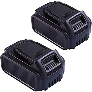 (2 packs) Replacement Battery for DeWalt 20V 20 Volt Max XR 4.0AH Lithium Ion Battery Pack DCB204-2 DCB206-2