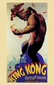 King Kong Poster Movie I 11x17 Fay Wray Bruce Cabot Robert Armstrong Frank Reicher MasterPoster Print, 11x17