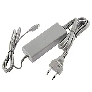 OSTENT EU Type Home Wall Charger AC Adapter Power Supply Compatible for Nintendo Wii U Gamepad