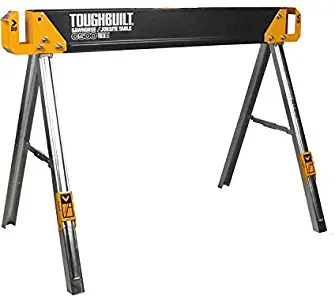 Toughbuilt TB-C500 Sawhorse with 2x4 Support Arms 1100 LB Capacity