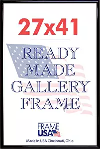 Lot Of 3,6,12 Or 24 27x41 Deluxe Poster Frames! Available in 3 Color Options (Gold, Black & Silver) (6, Black)