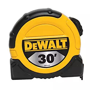 DEWALT DWHT33374L 1 1/8-Inch x 30-Foot Short Tape, 10-Foot Stand Out