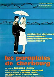 Les Parapluies De Cherbourg - French Movie Poster: The Umbrellas of. (Size: 27 inches x 37 inches)