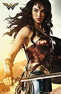 Trends International Wonder Woman Shield Wall Poster, 22.375" x 34"