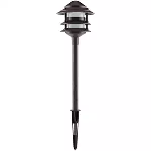 16.3 Inch Frayser QuickFIT LED Tiered Bronze Pathway Light - 1.5 Watts/100 Lumens