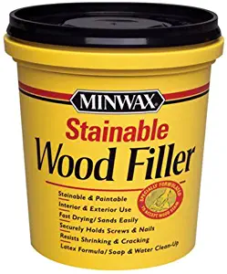 Minwax 42853000 Stainable Wood Filler, 16-Ounce