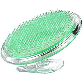 Exfoliating Brush to Treat and Prevent Razor Bumps and Ingrown Hairs - Eliminate Shaving Irritation for Face, Armpit, Legs, Neck, Bikini Line - Silky Smooth Skin Solution for Men and Women -Mint Green