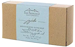 San Francisco Soap Company Moisturizing Bar, Jojoba, 10 Ounce